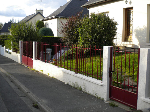 Grilles, portail et portillon acier laqué 