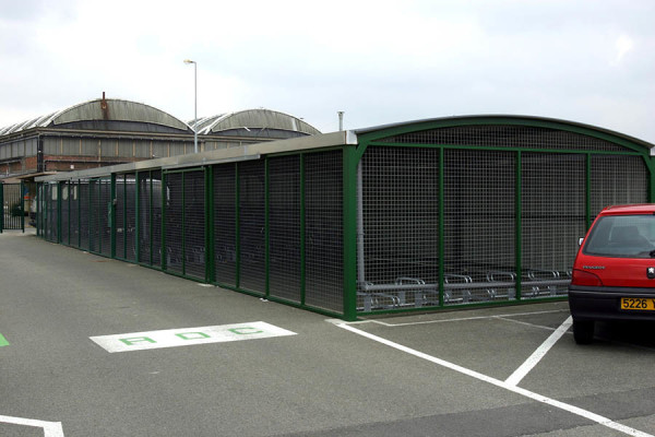 Garage à vélos, en acier laqué